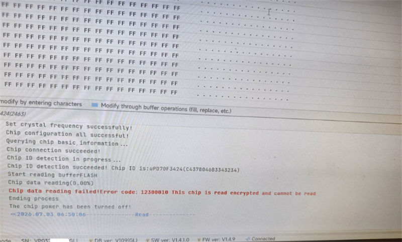 xhorse multi prog read renault ems3125 ecu failure